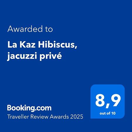 ル・タンポン La Kaz Hibiscus, Jacuzzi Priveヴィラ エクステリア 写真
